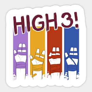 HIGH 3! Sticker